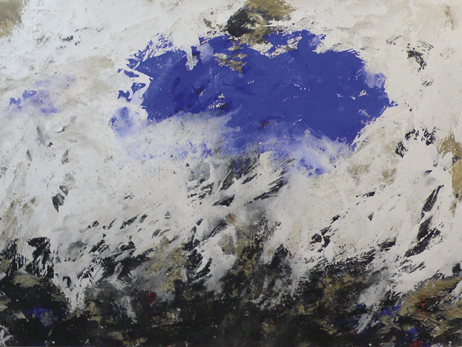 2012 Die blaue Wolke, Malerei auf Leinwand, 200 x 300 cm rgb