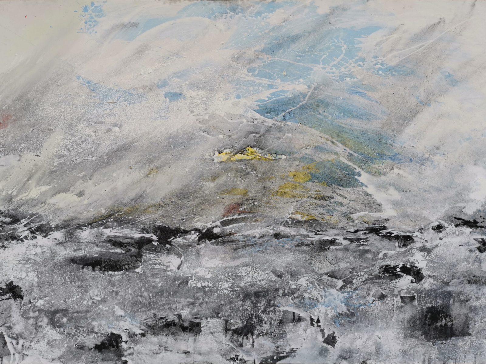 2019, Landschaft I, Malerei auf Leinwand, 110x160 cm